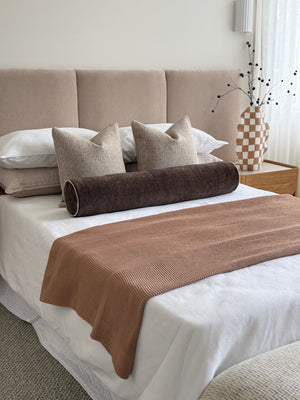 Dion Mocha Long Bolster