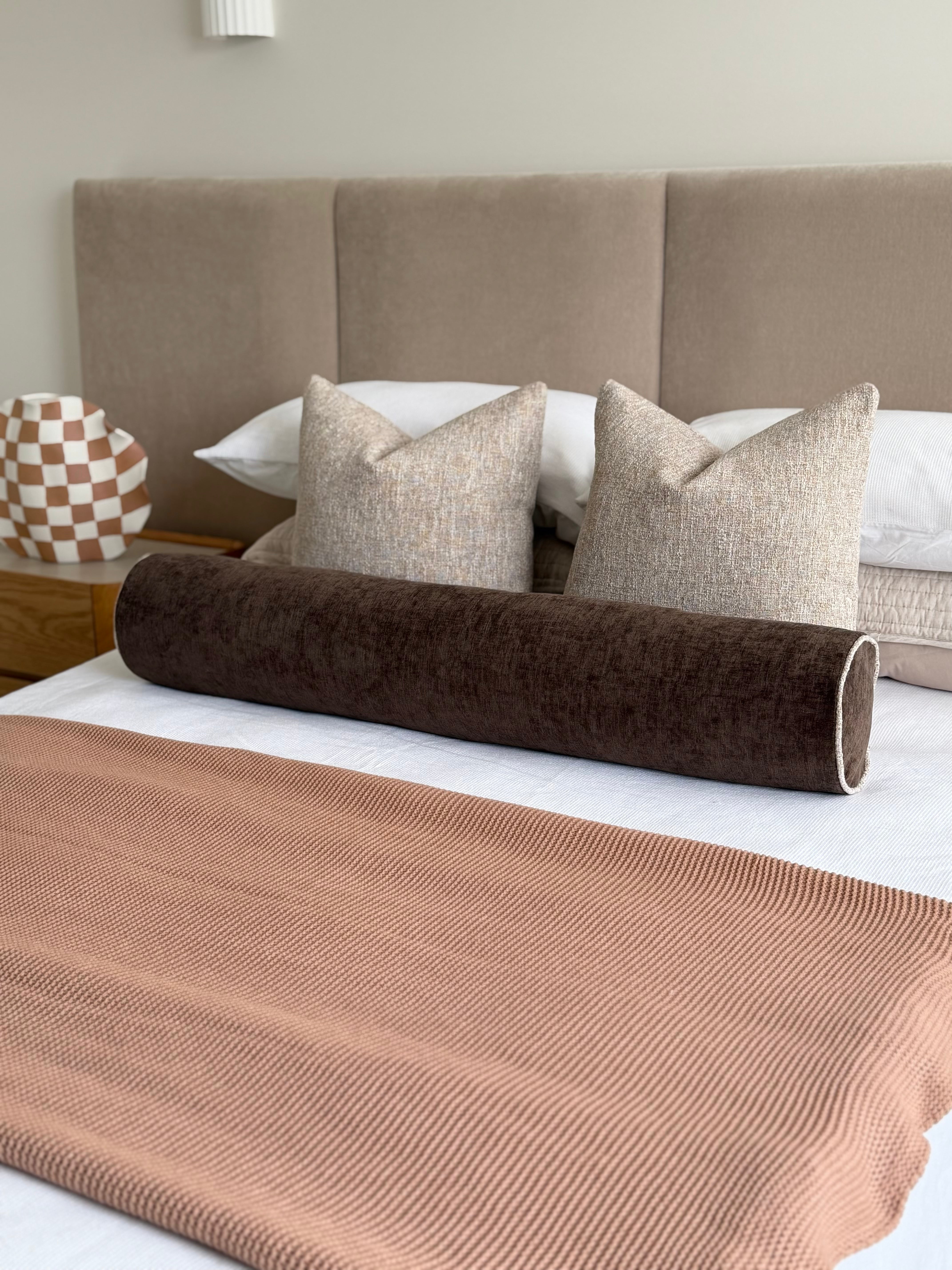 Dion Mocha Long Bolster