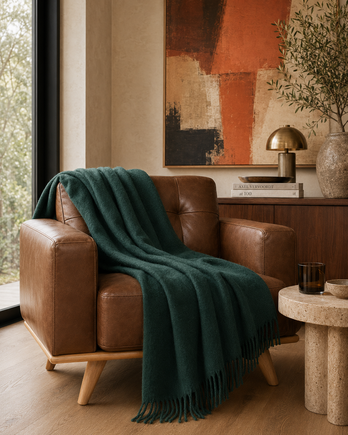 Nevis Forest Throw Rug