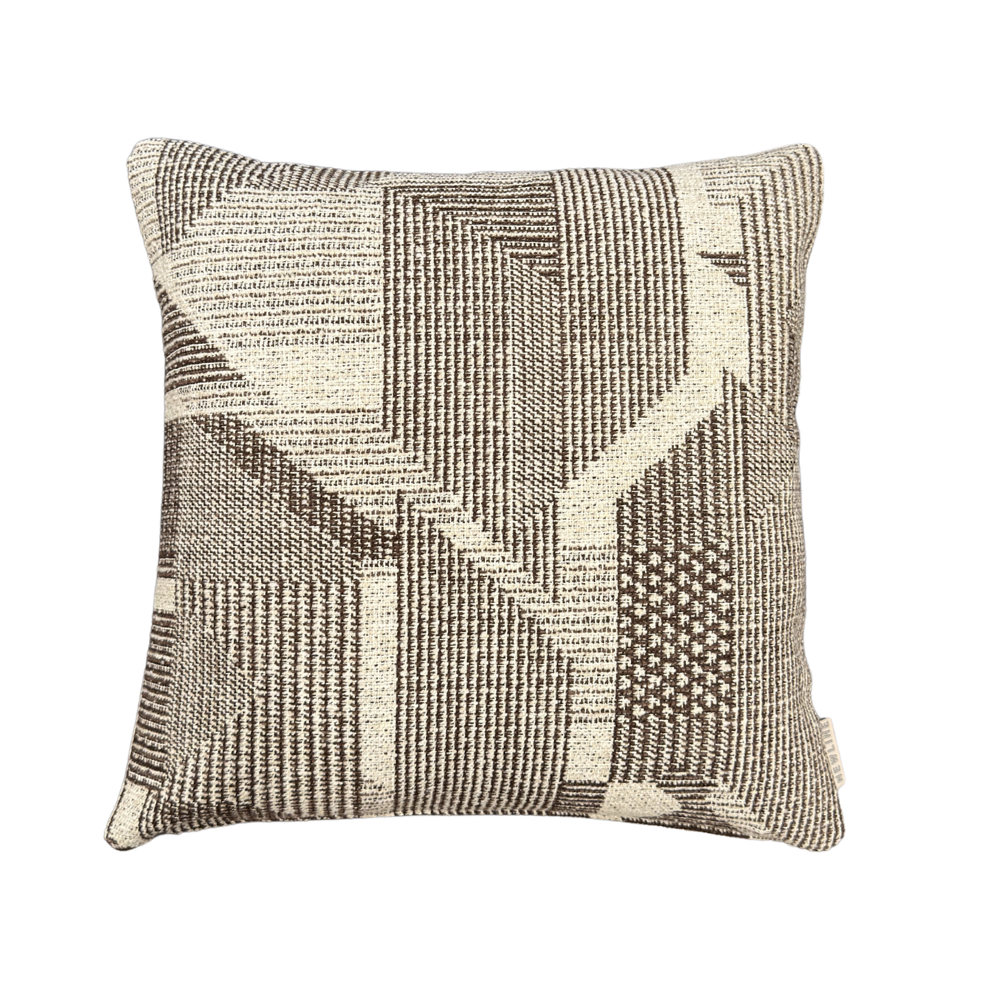 Braxton Chocolate jumbo cushion, 50x50cm