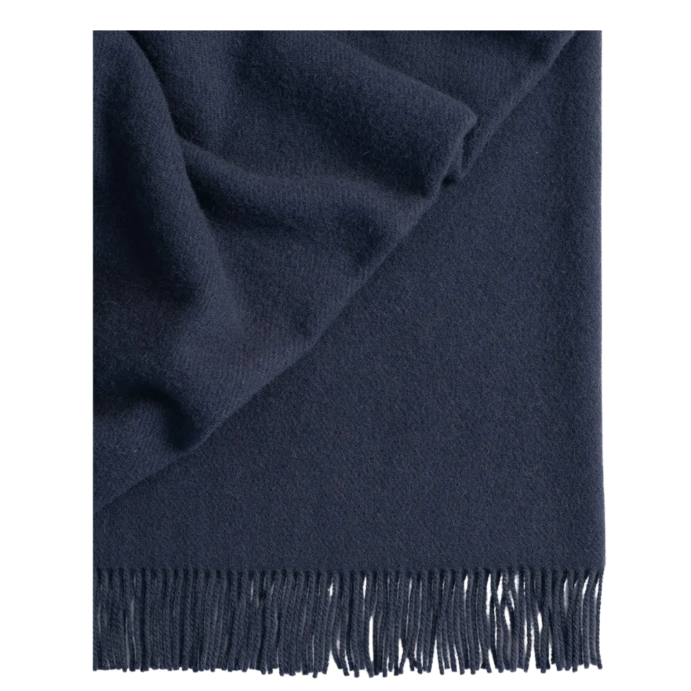Nevis Navy Throw Rug