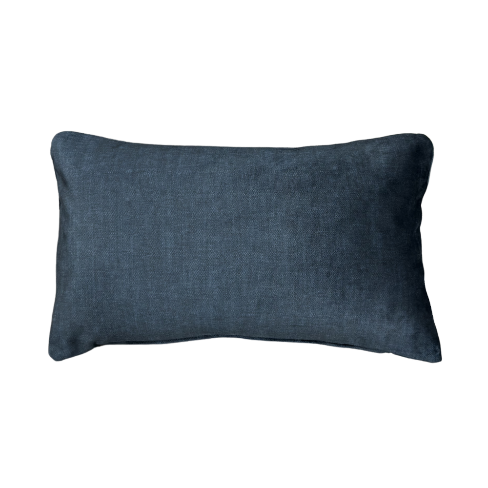 Akoya Petrol tube bolster cushion, 30x50cm