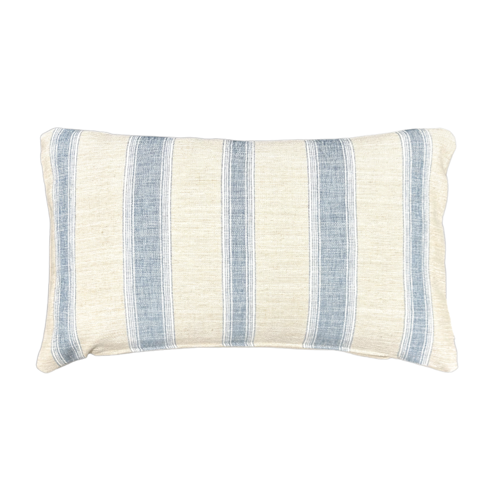 Wren Sky tube bolster cushion, 30x50cm